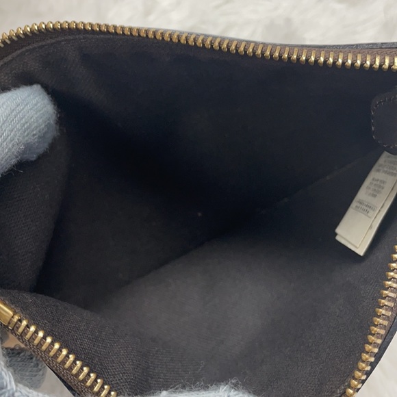 BURBERRY HAYMARKET CHECK  LEATHER/PVC TOTE WITH REMOVEABLE POUCH FINAL SALE - Picture 14 of 16
